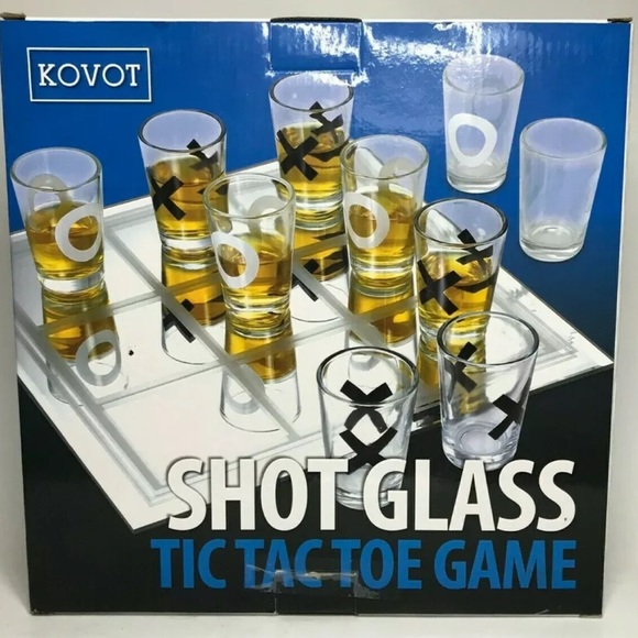 New Adult Shot Glass Tic Tac Toe Game by KOVOT - Picture 2 of 3